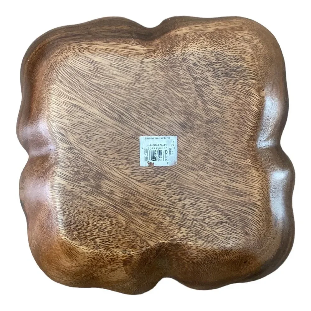 Monkey Pod Vintage Philippines Wooden Serving Tray Platter